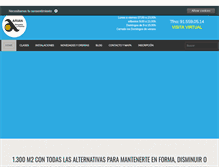 Tablet Screenshot of gimnasioarian.com